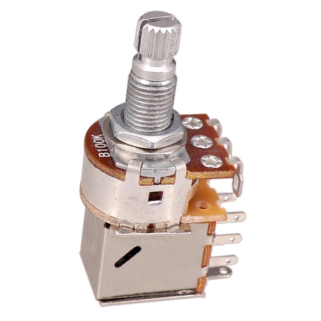 3X Push Pull Potentiometer Switch Control Pot for Electric Guitar Bass B100K