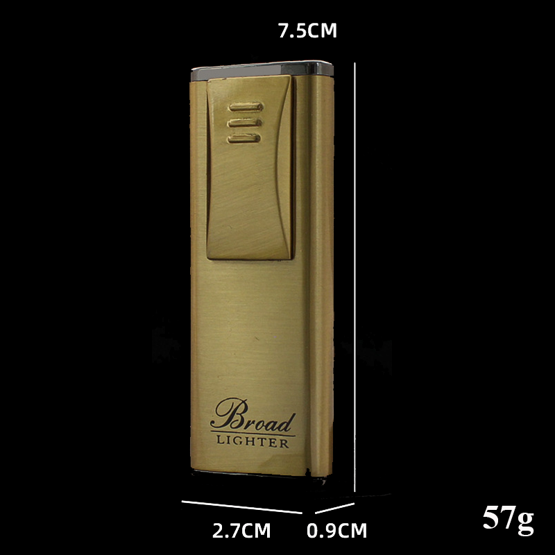 Bật Lửa Khò Trượt Broad Lighter BD270 Lửa Khò Đỏ Chắn Gió - Xài Gas