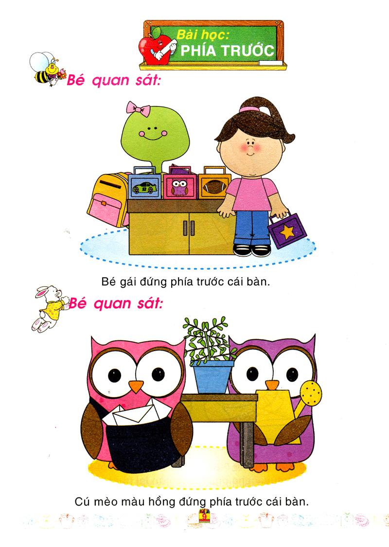 Sách Bé Làm Quen Với Môn Toán - Xác Định Vị Trí