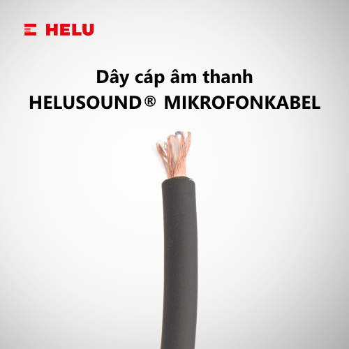 Dây cáp âm thanh HELUKABEL HELUSOUND Mikrofonkabel | Black | 2 x 0.22 mm²