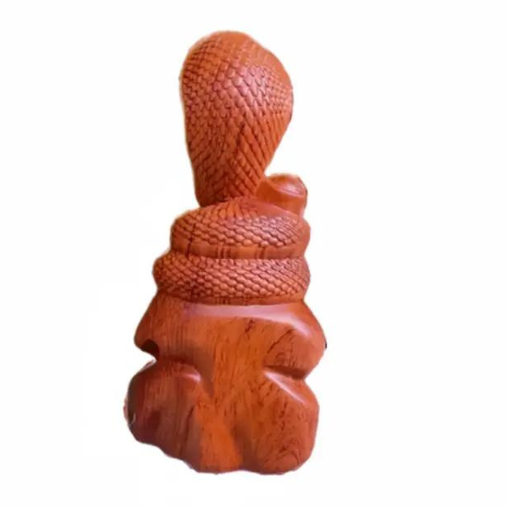 Tượng rắn phong thủy bằng gỗ hương KT 30 X 13 X10 CM