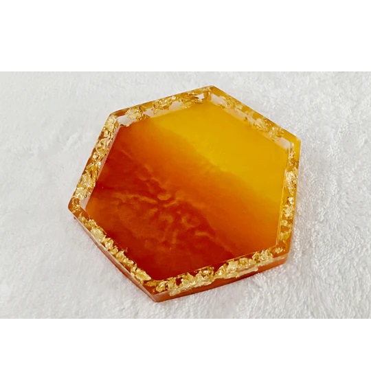 Miếng Lót Đế Ly Nước Singapore Chất Liệu Resin Floral Knots Có Thể Dùng Để Trang Trí