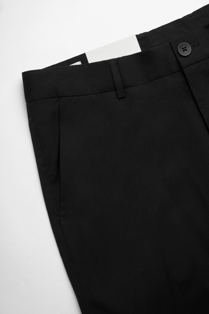 Quần âu / Quần Vải ROUTINE Nam Trơn Form Slim Crop (3 màu) - 10F22PFO001 | LASTORE MENSWEAR