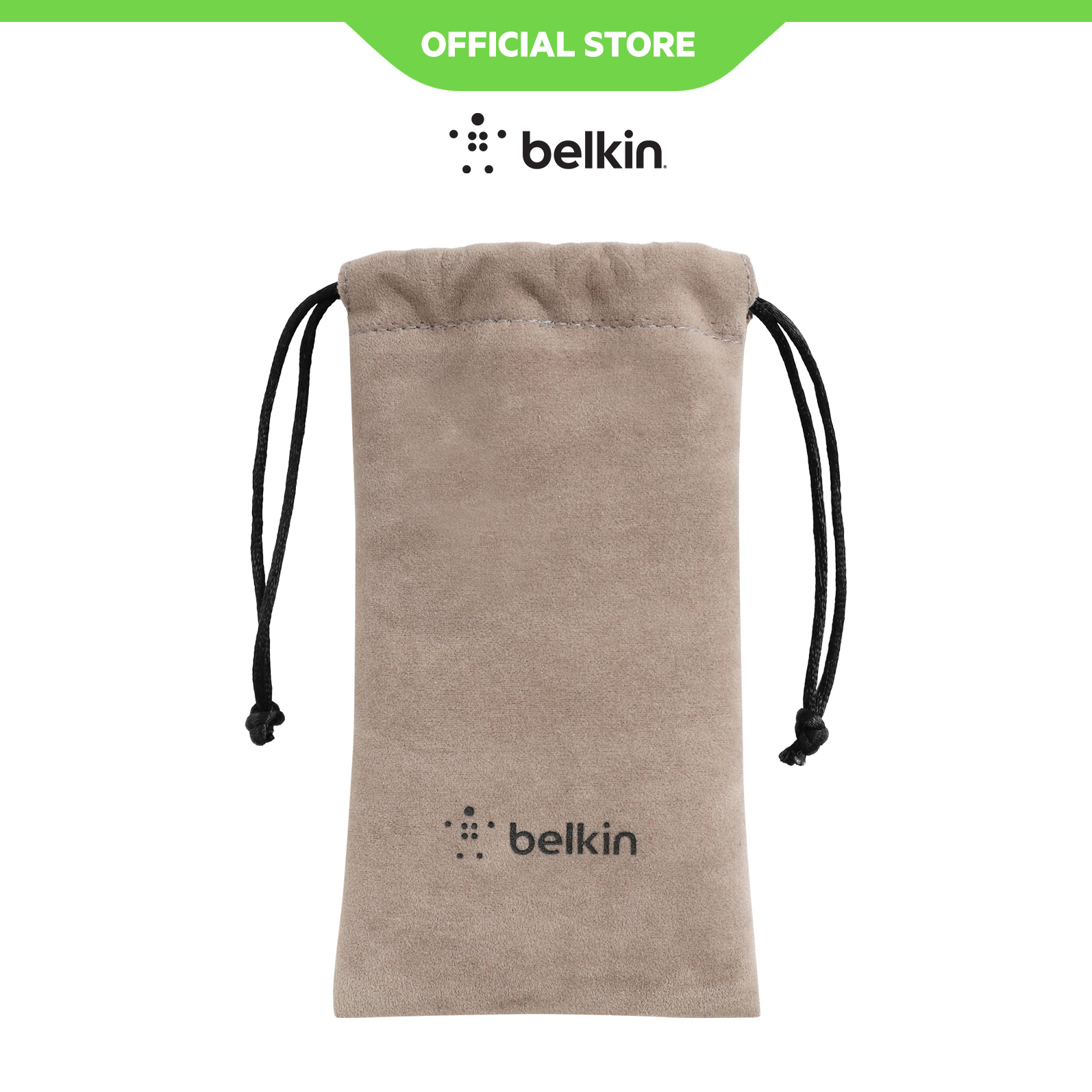 Túi rút Belkin vải nhung hai mặt 9x15cm - Hàng chính hãng