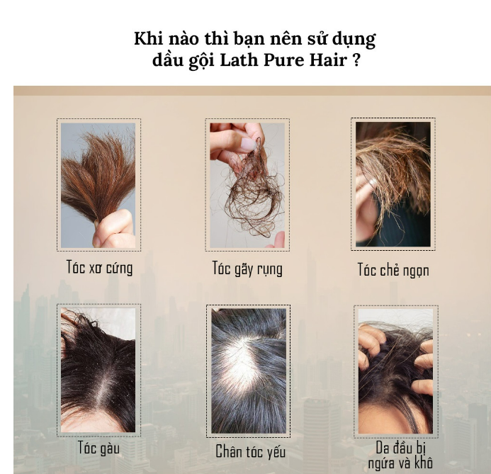 Dầu gội dưỡng tóc bóng mượt LATH PURE HAIR hương mùi phấn hoa 500ml