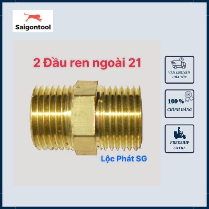 Răng trong - Răng ngoài (bằng đồng thau) phi 21-21, 27-21, 27-27, phụ kiện đồ nước có ren đồng