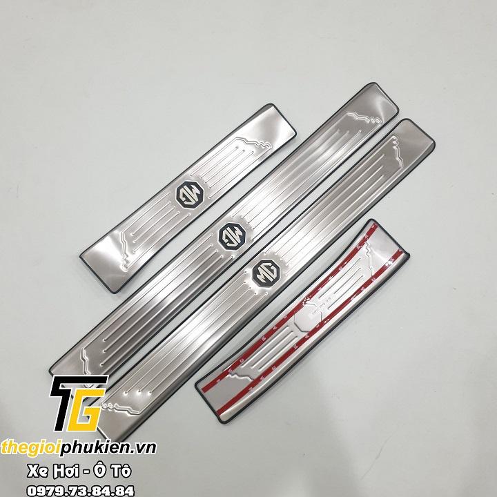 Bộ Ốp bậc, Nẹp bước chân MG ZS – Mẫu Inox