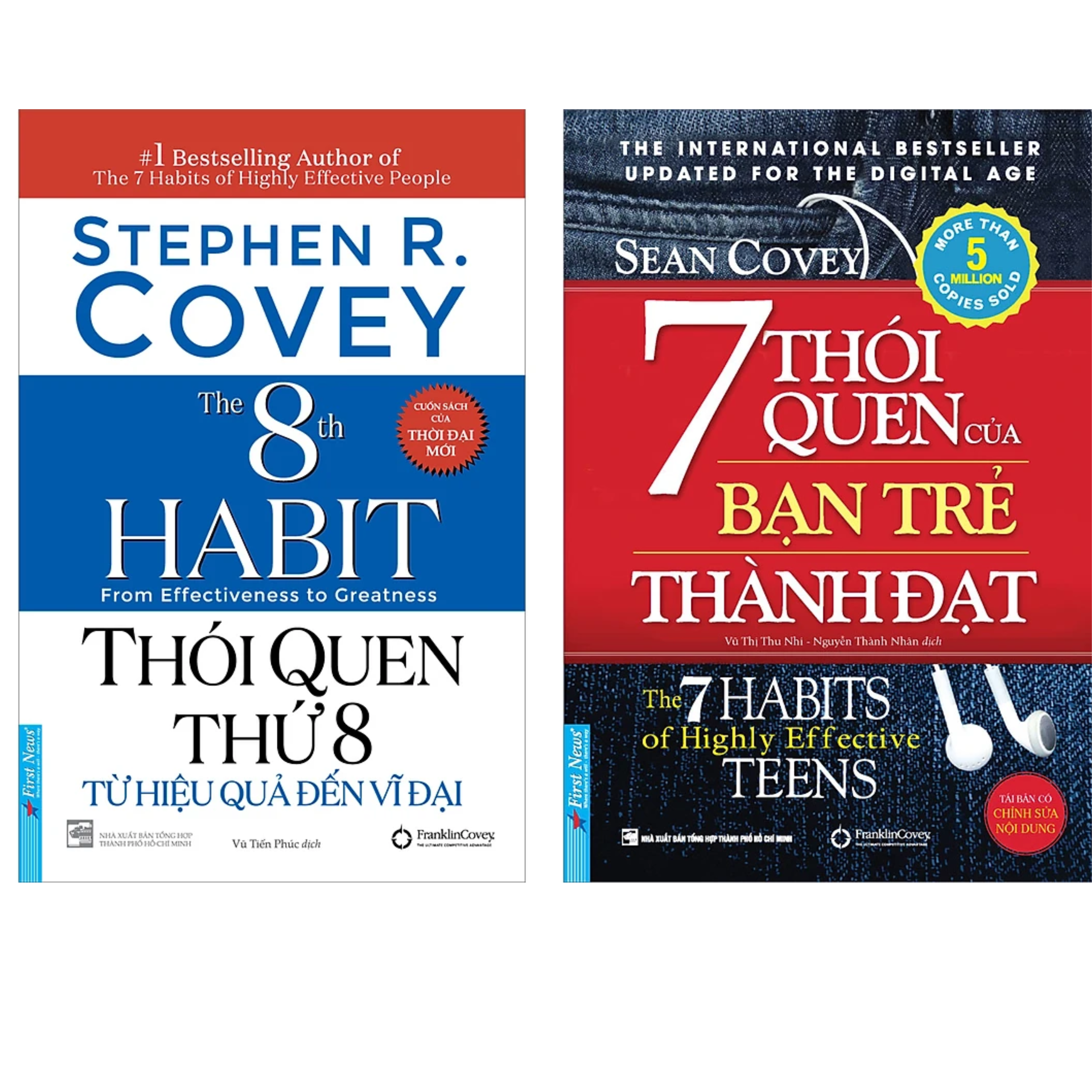 Combo 2Q: Thói Quen Thứ 8 - Từ Hiệu Quả Đến Vĩ Đại + 7 Thói Quen của Bạn Trẻ Thành Đạt