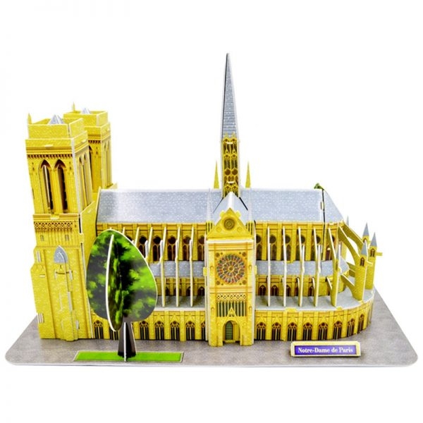 Mô Hình Giấy 3D Magic Puzzle: Nhà Thờ Đức Bà Paris G168-4