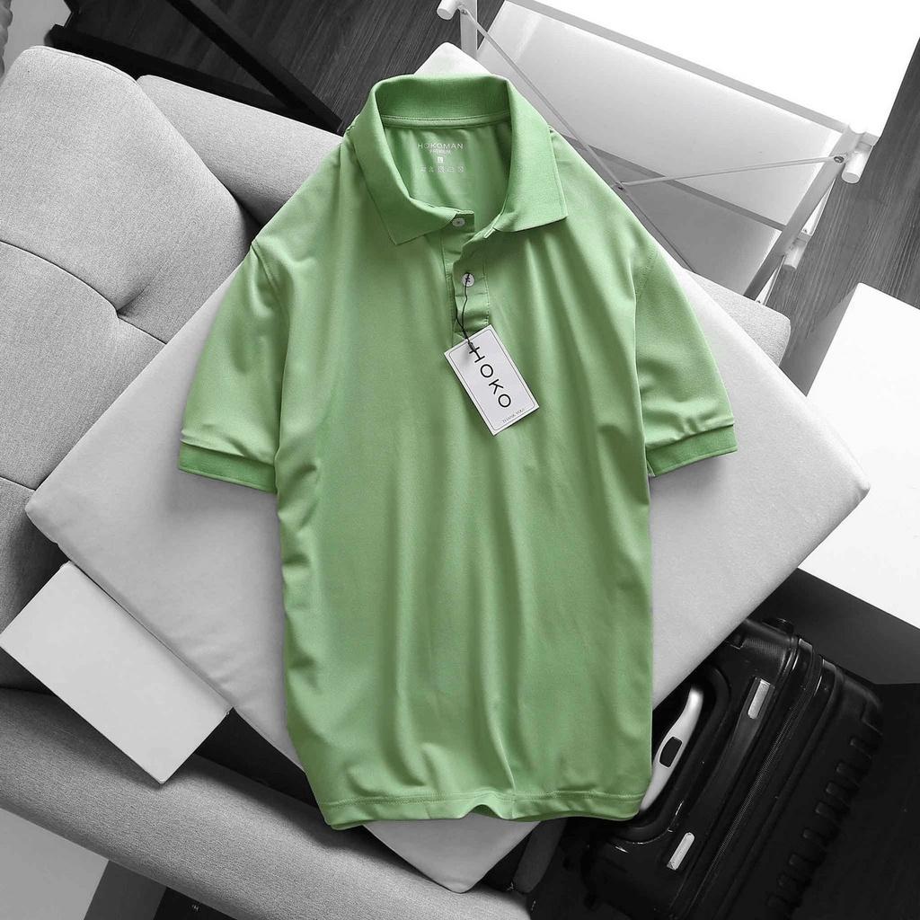 Áo thun nam cổ trụ polo cao cấp hoạ tiết