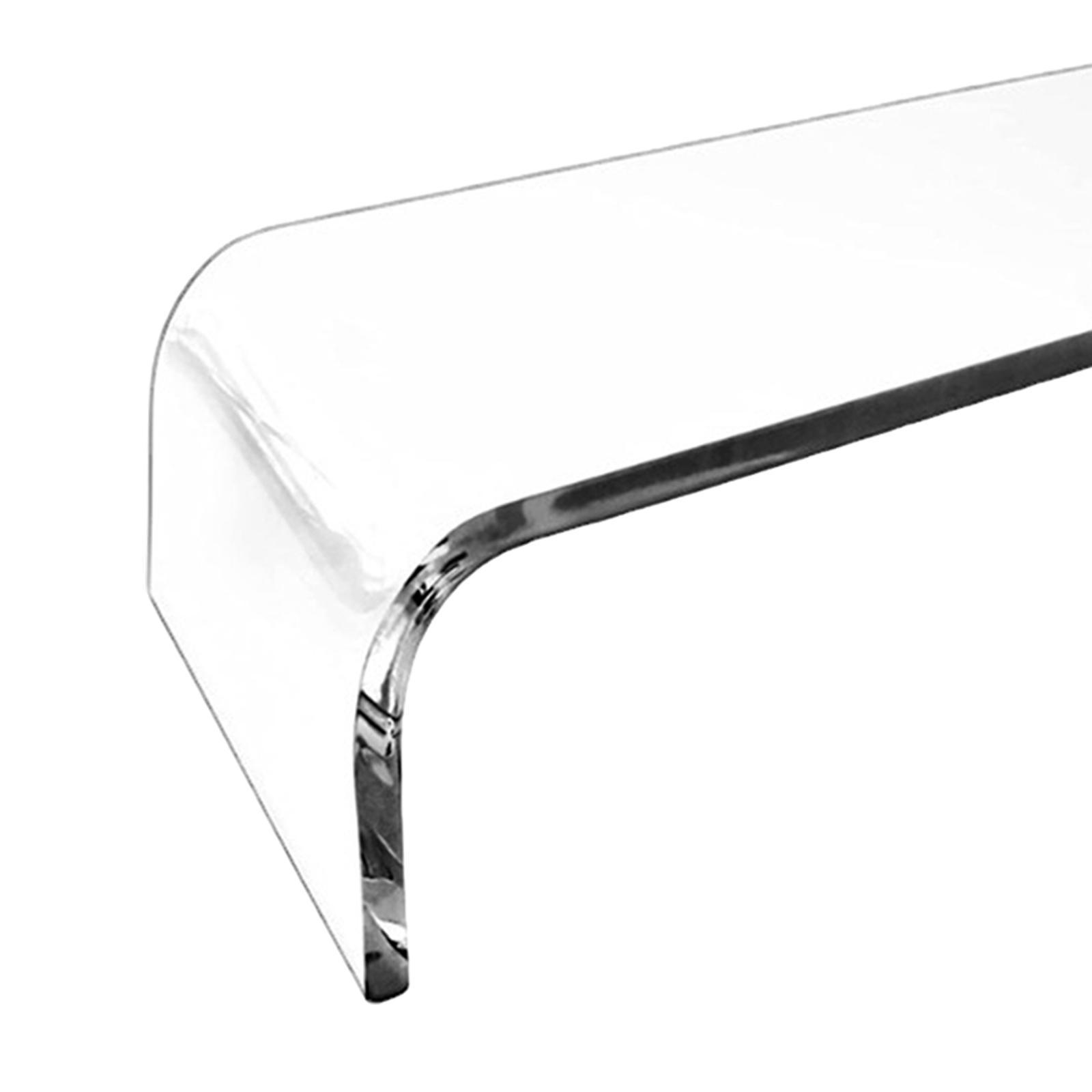 PC Stand Clear Computer Monitor Stand Desk Storage Rack for Desk Office Home