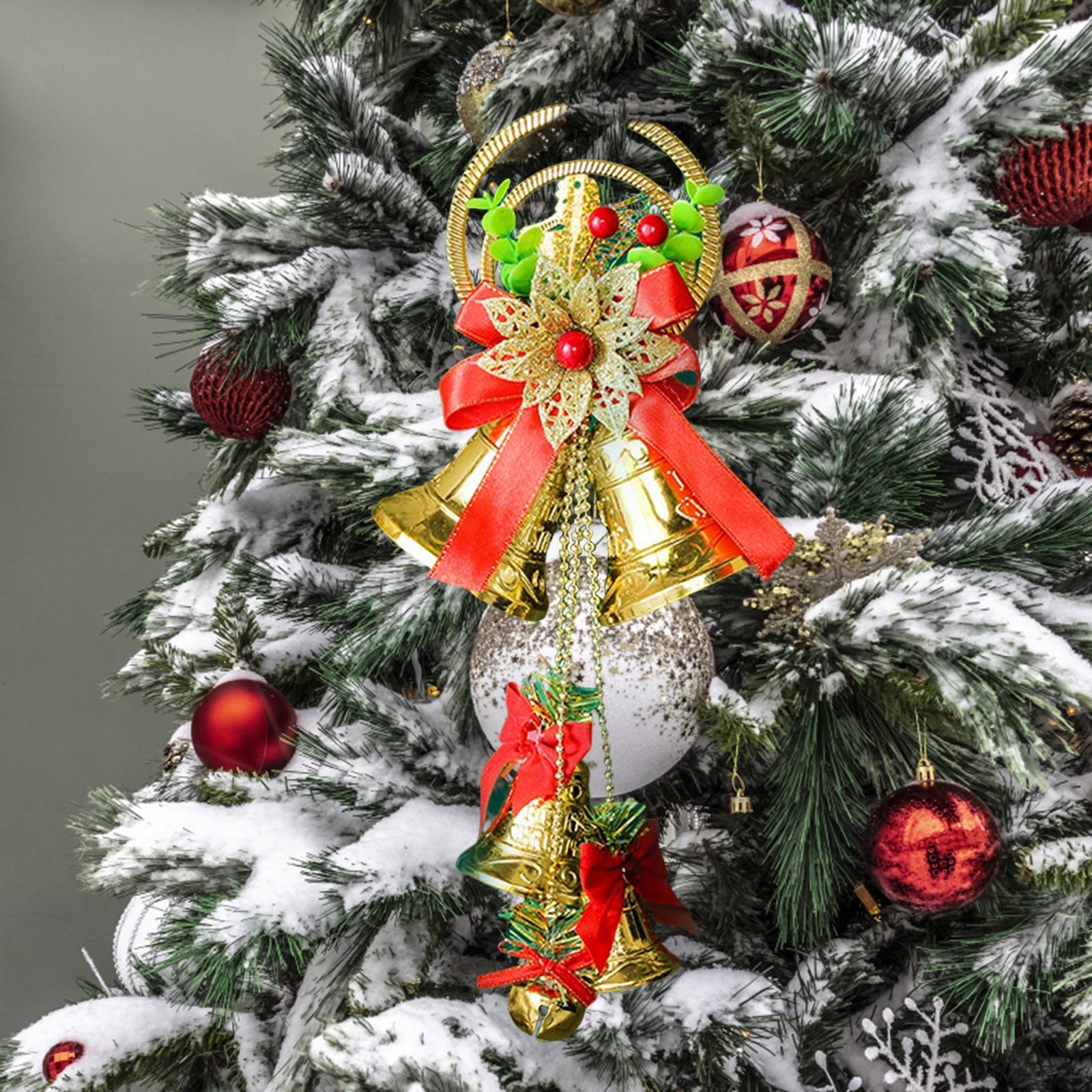 Christmas Bell Ornaments Pendant Wind Chimes Crafts for Indoor Outdoor