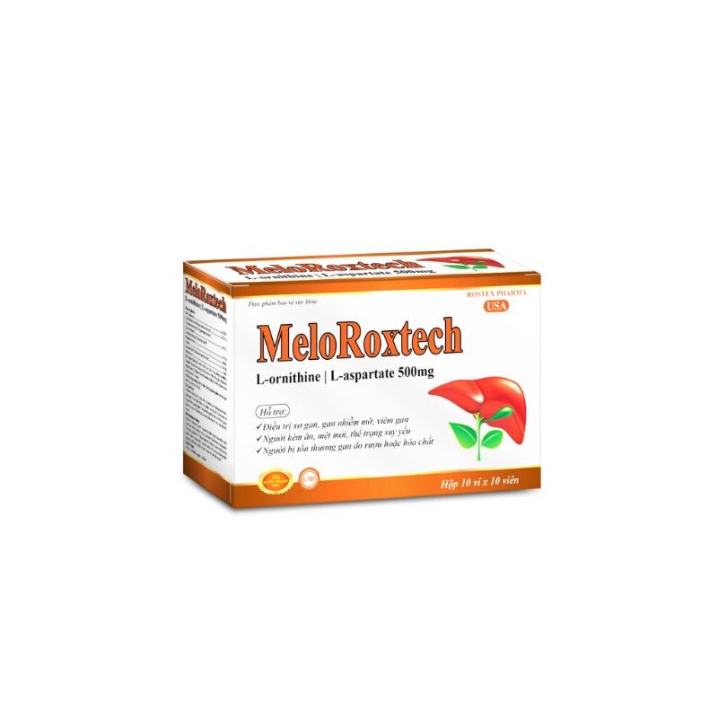 Melo Roxtech - Viêm gan - xơ gan - Hộp 30 viên- Rostex- Tủ Thuốc Bảo Châu