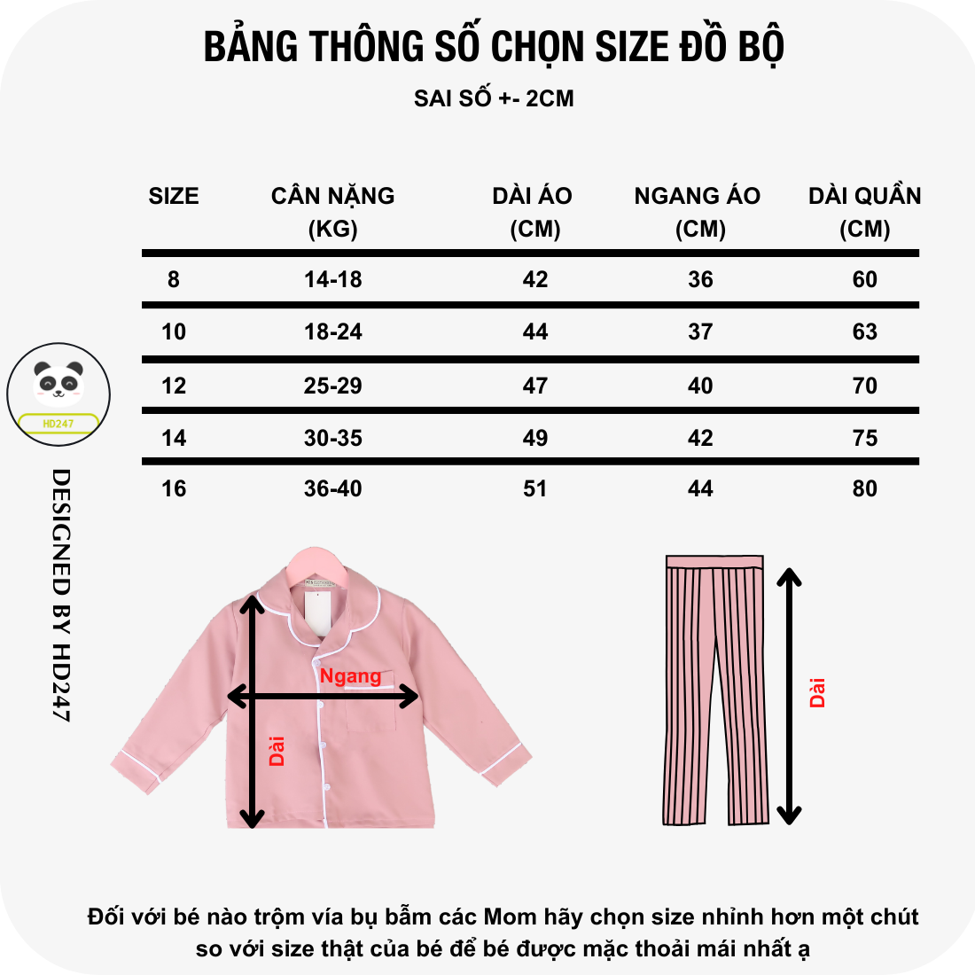 Bộ ngủ mặc nhà bé gái dễ thương size đại in hình cute vải kate dày dặn 0315
