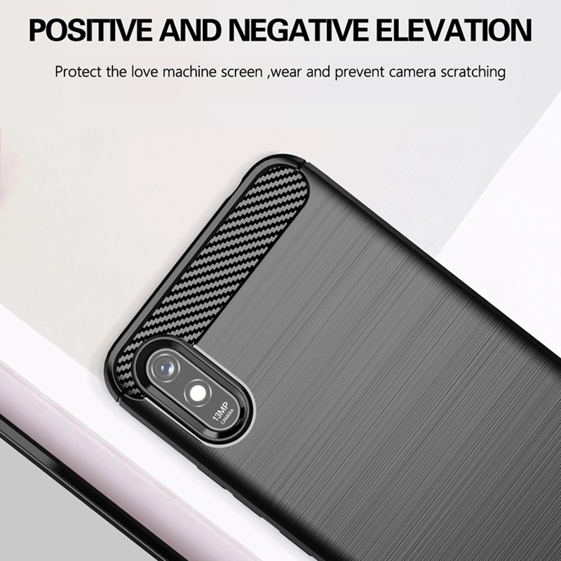 Ốp lưng chống sốc vân kim loại cho Xiaomi Redmi 9A hiệu Likgus - hàng nhập khẩu
