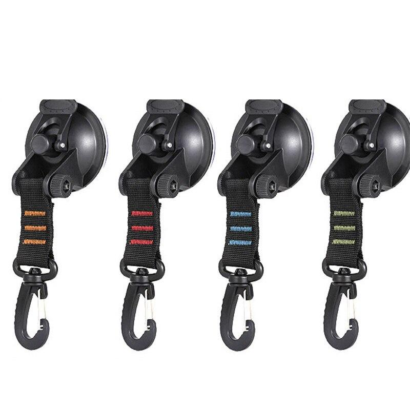 Outdoor Camping Hiking Tent Suction Cup Anchor Securing Hook Universal Car Side Awning Hook Tent Fix Accessories