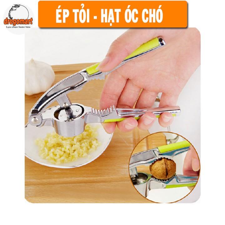 Dụng cụ Dập tỏi , Nghiền tỏi , Ép tỏi, Hạt Óc Chó bằng inox - DG0319