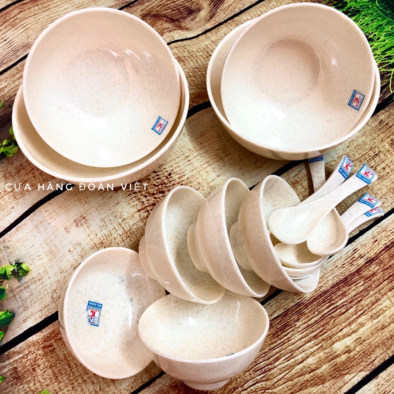 Combo 14 món I Tô, Chén, Muỗng Melamine Vân Đá Cao Cấp. CAM KẾT đạt QUATEST3, EUROFINs, QUACERT, SGS. Hàng VIỆT NAM CHẤT LƯỢNG CAO. ĐỒ GIA DỤNG NHÀ BẾP PHA CHẾ LÀM BÁNH NGUYÊN LIỆU