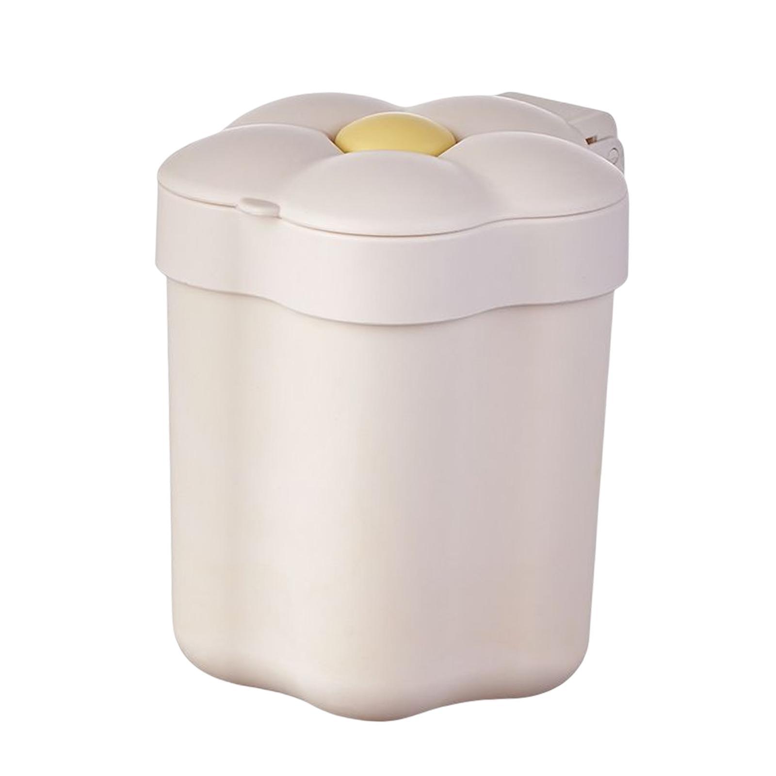 Mini Desktop Trash Can Mini Wastebasket Garbage Bin Waste Can for Bathroom