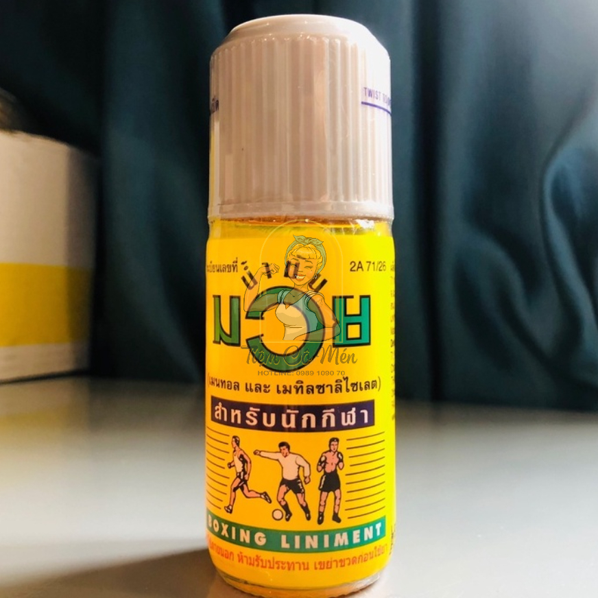 Dầu Nóng Xoa Bóp Dành Cho Người Chơi Thể Thao Boxing Liniment 120ml Thái Lan