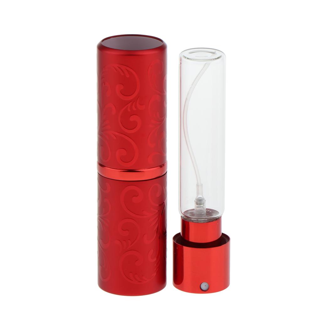 Portable 10ml Refillable Perfume Atomizer Empty Bottle Pump Scent Spray Case
