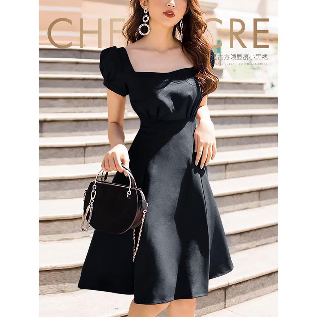ĐẦM XÒE CỔ VUÔNG SIÊU XINH