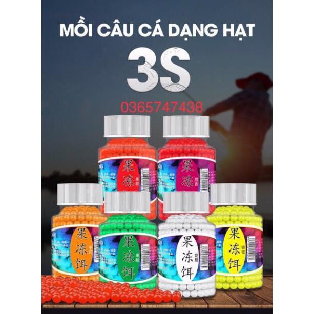 Mồi dụ cá dạng viên đa năng 3S có 6 vị siêu hot siêu nhạy đã về đủ màu đồ câu FISHING_HD