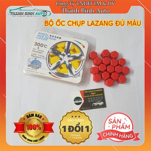 Chụp ốc Lazang 5 màu đủ bộ