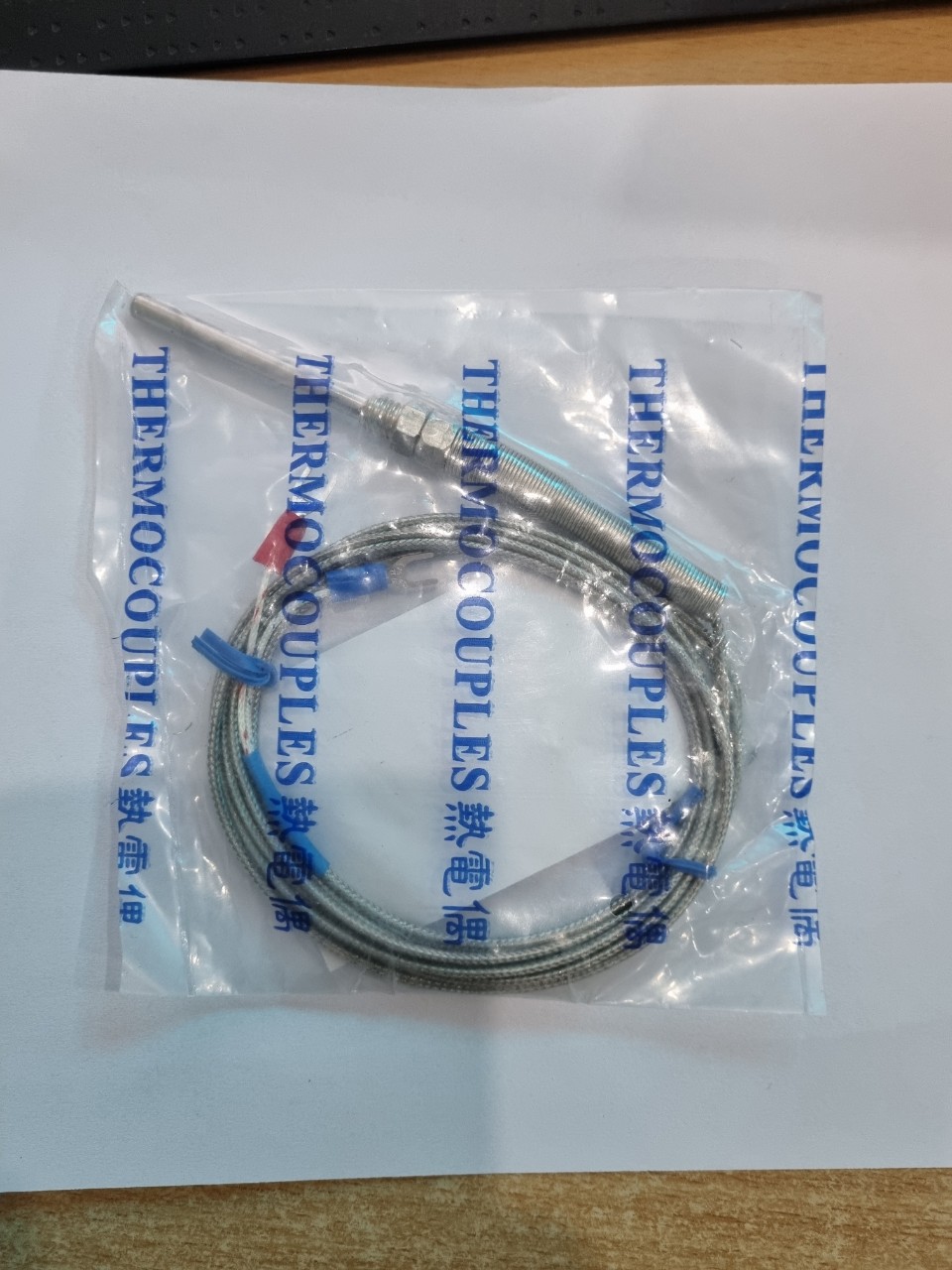 Can nhiệt K, phi 5 đầu dò 5Cm dây dài 2 mét