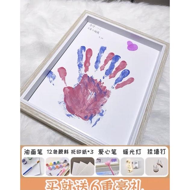 Tranh in bàn tay cho các cặp đôi đồ chơi handmade quà tặng tình yêu