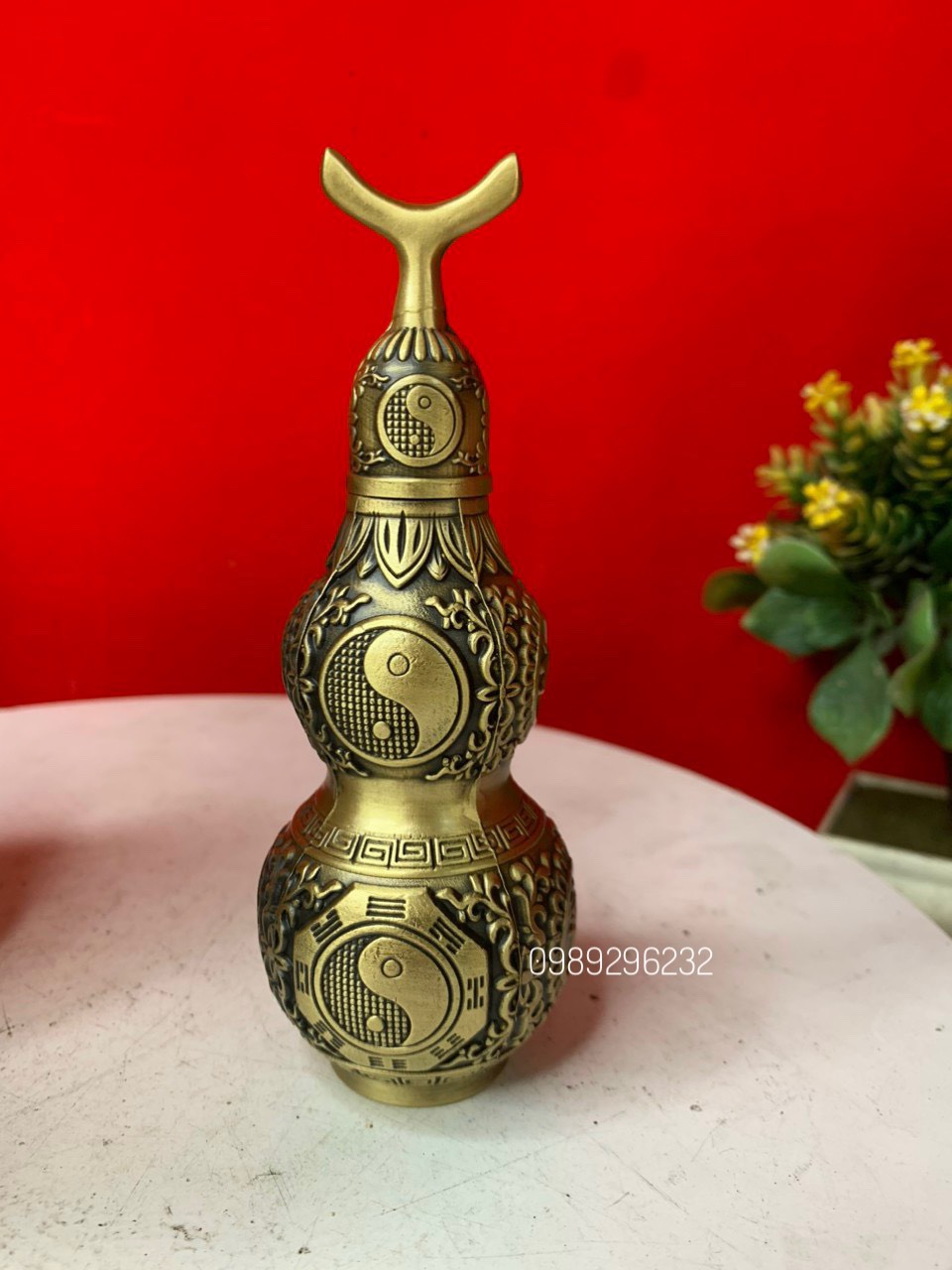 Hồ Lô bát quái phong thuỷ bằng đồng