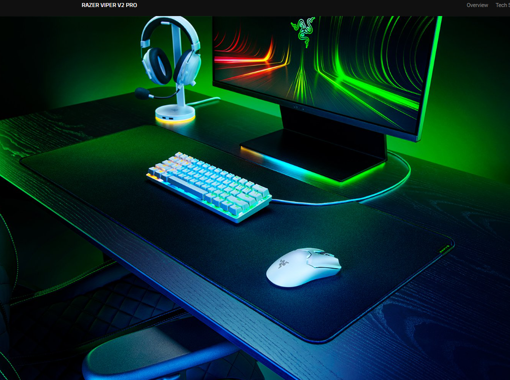 CHUỘT RAZER VIPER V2 PRO-TRẮNG(WHITE) -ULTRA- LIGHTWEIGHT WIRELESS ESPORTS MOUSE_RZ01-04390200-R3A1