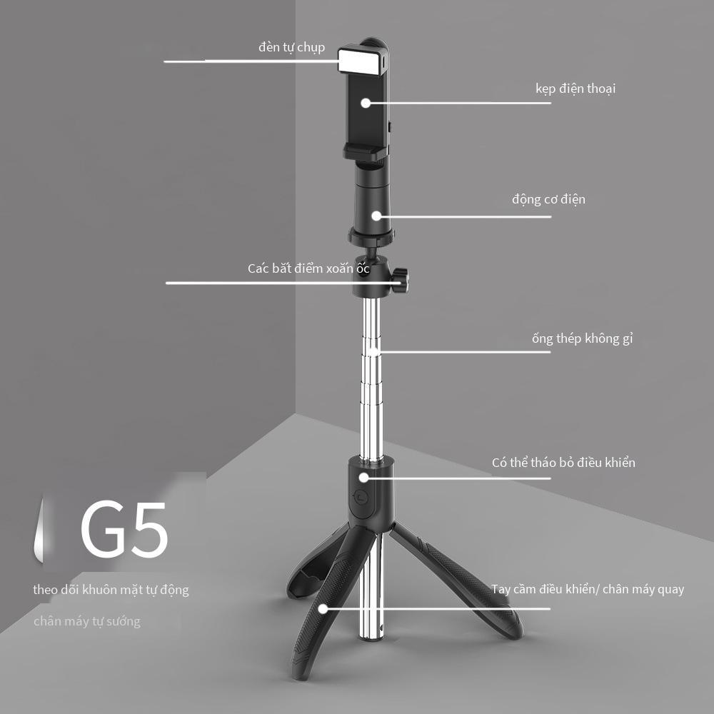 Khuyến mại gậy selfie 360 độ bluetooth HD gimbal G05 smart face theo giá đỡ Selfie all-in-one ổn định