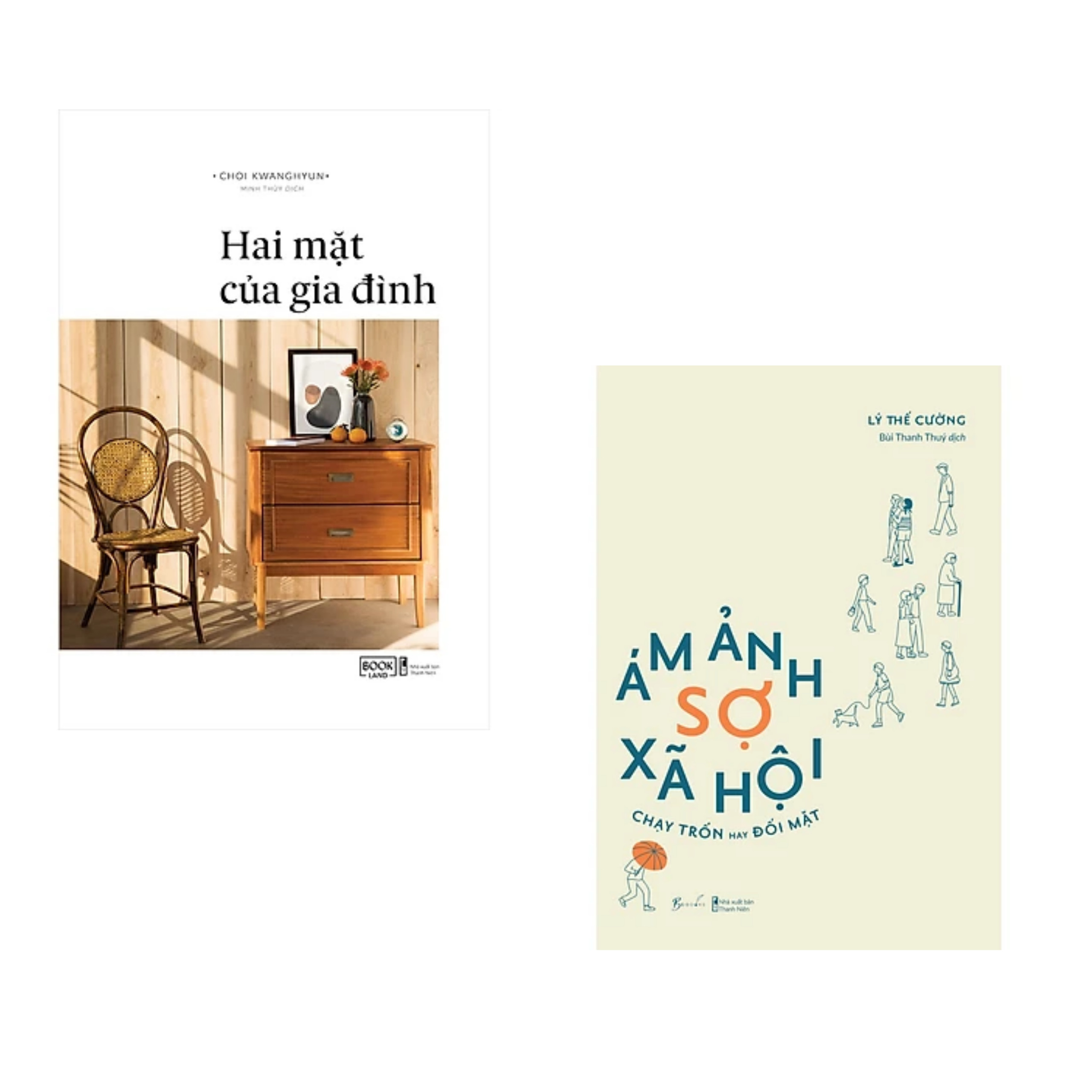 Combo 2Q : Hai Mặt Của Gia Đình + Ám Ảnh Sợ Xã Hội - Chạy Trốn Hay Đối Mặt / Tặng Kèm Booklmark Happy Life Mới