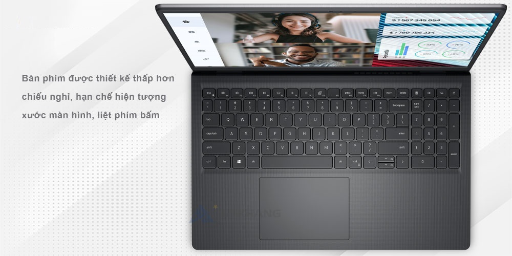 Máy Tính Xách Tay Laptop Dell Vostro 15 3520 5M2TT1 Core i3-1215U, 8GD4, 512SSD, 15.6FHD, 3C41WHr, W11SL+OFFICE HOME_ST, ProSup, XÁM - Hàng Chính Hãng