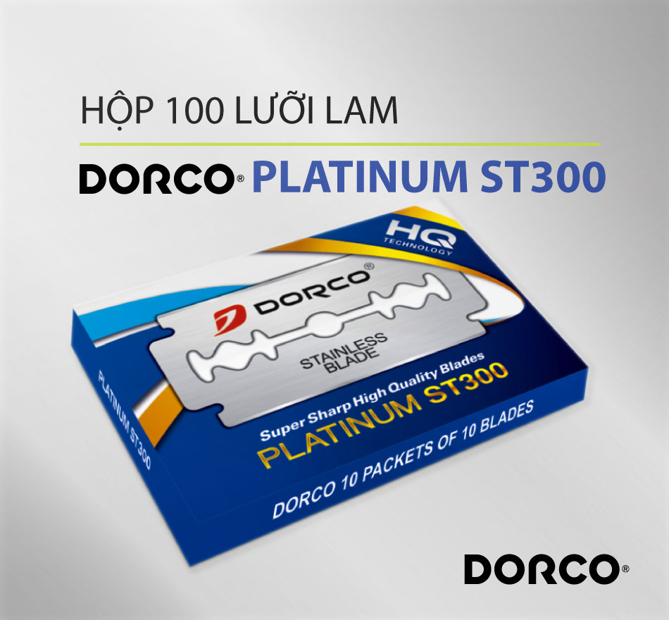 Hộp 100 lưỡi lam Dorco ST 300