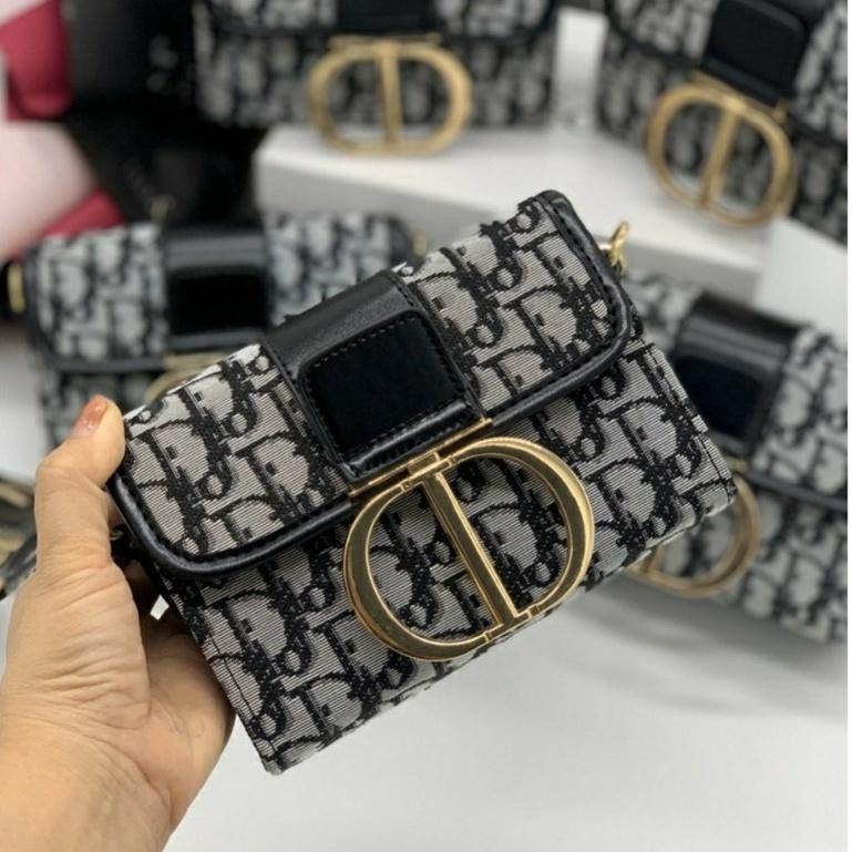Túi xách, túi đeo vai, đeo chéo nữ MiiZzu khoá CD thiết kế thời trang xịn sò phong cách Hàn Quốc size 18cm