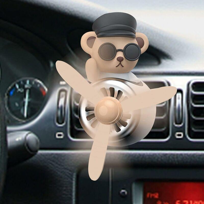 1 PCS xe hơi khử mùi clip ống xả clip aroma aroma car khuếch tán xe khác đồ trang trí xe khác (màu nâu)