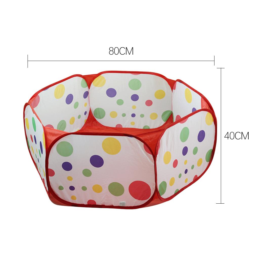 2pcs Foldable Play Pen Cage For Hamster Rabbit Guinea Pig Gerbil Mice Red