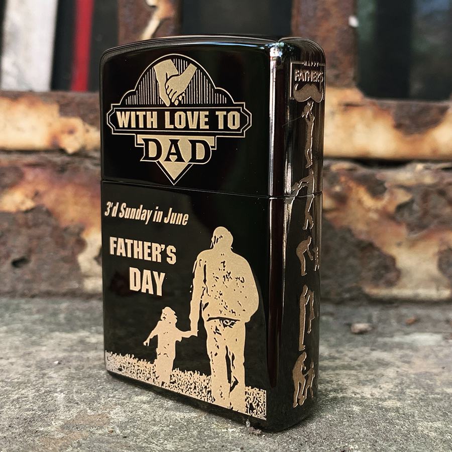 Bật Lửa Zippo 24756 Khắc Hình Độc Đáo