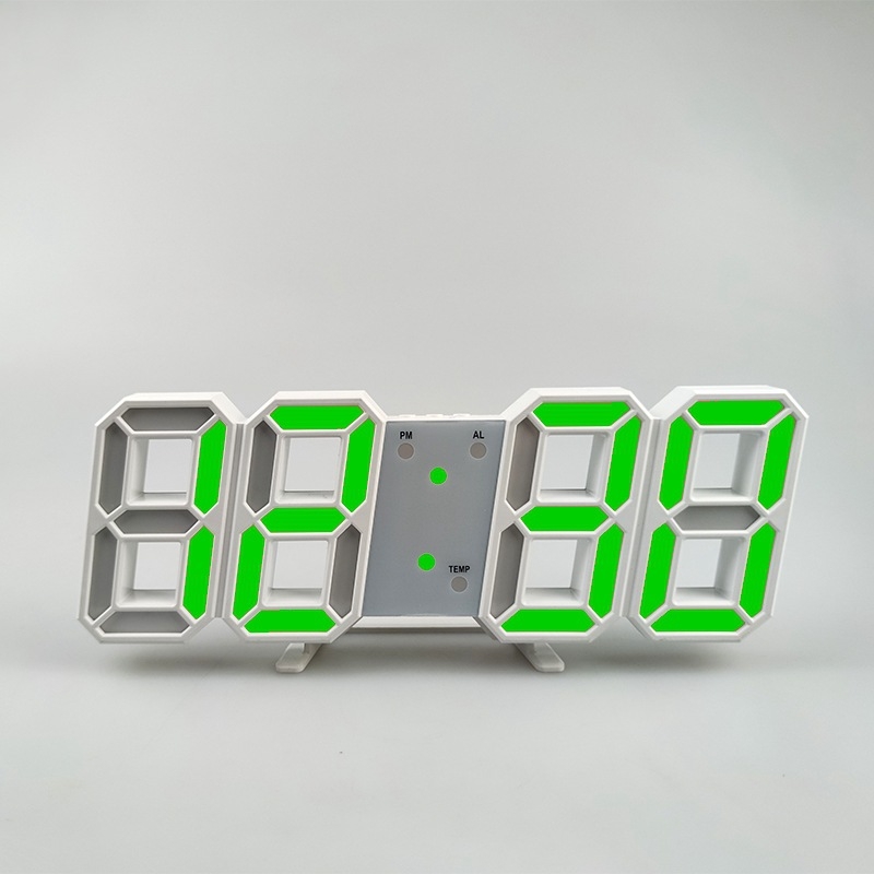 Đồng hồ LED 3D treo tường, để bàn thông minh TN828