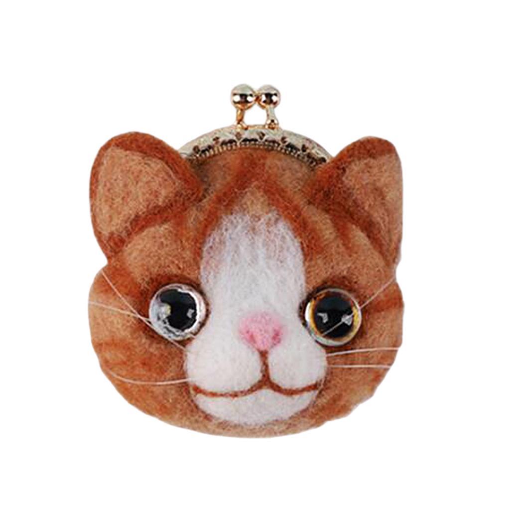Needle Felting Kit, Wallet Material Kit Embroidery Bag Sewing Crafts DIY