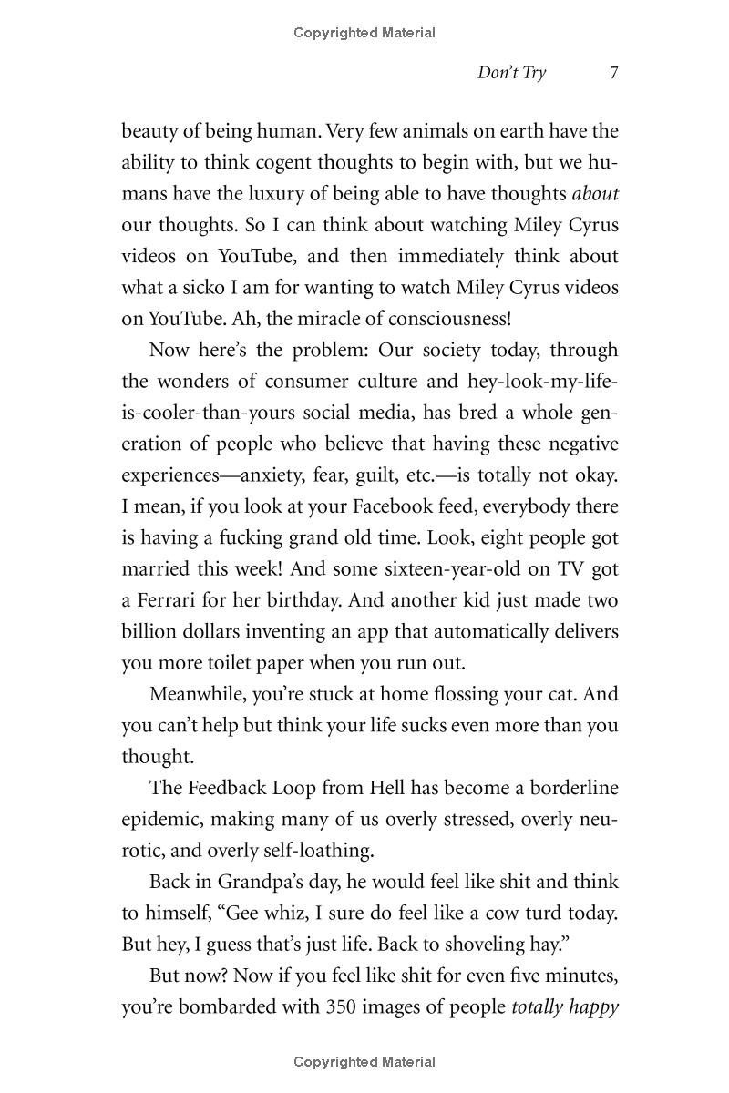 Sách ngoại văn: The Subtle Art Of Not Giving A Bleep - A Counterintuitive Approach To Living A Good Life
