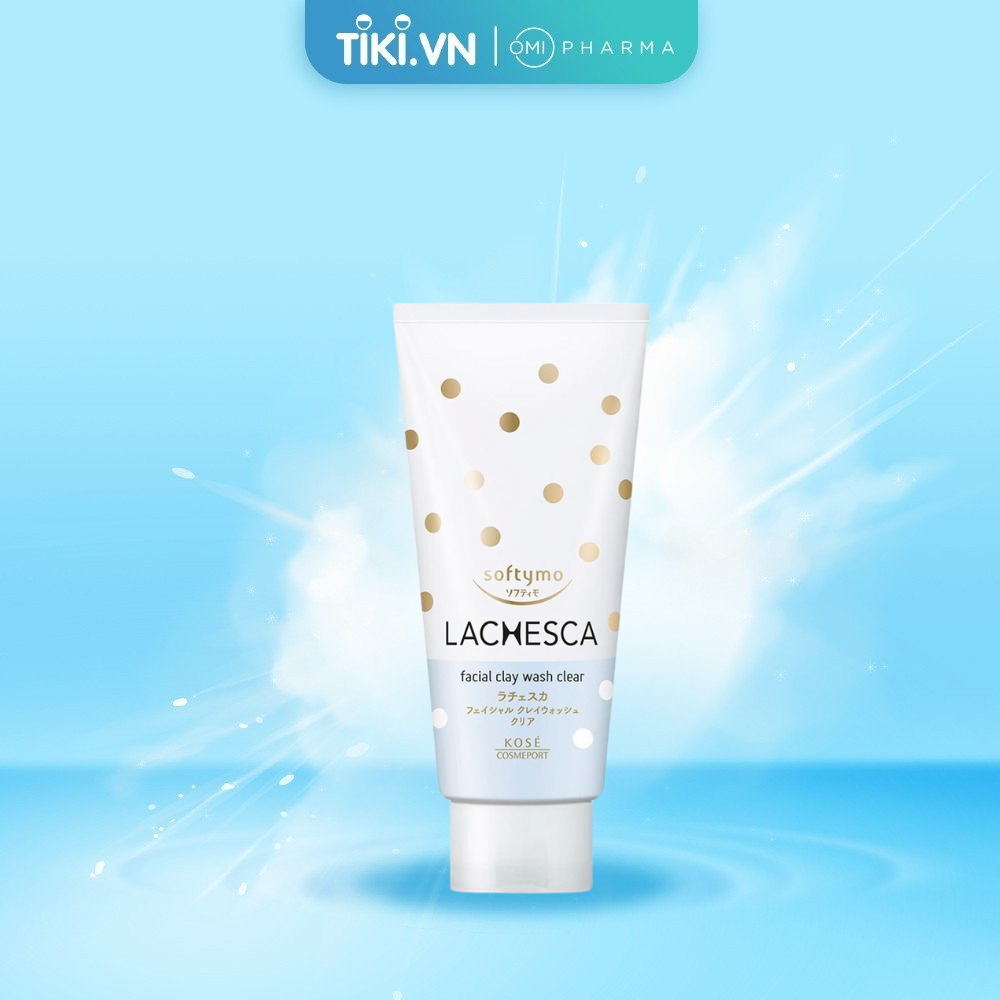 Sữa Rửa Mặt Tạo Bọt Chiết Xuất Bùn Làm Sạch Sâu Softymo Lachesca Kosé Nhật Bản