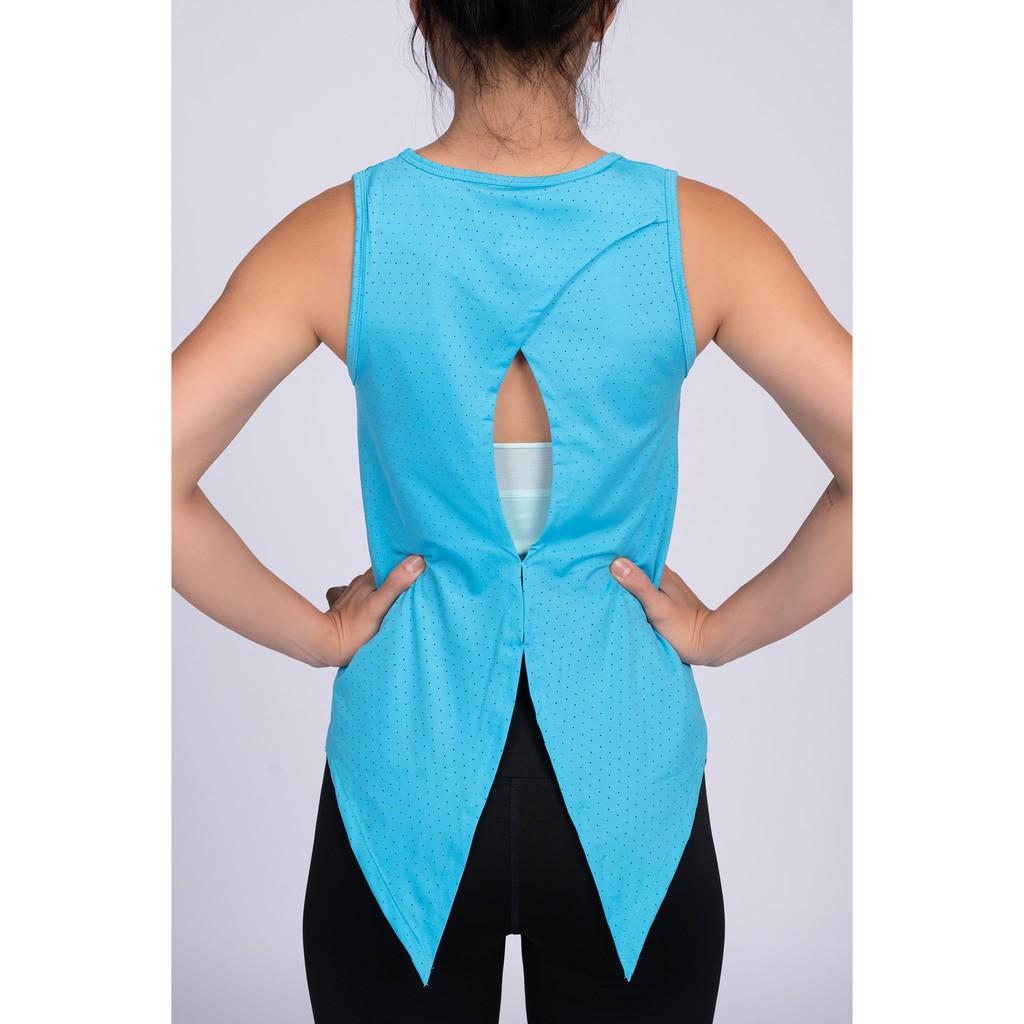 Áo Tanktop Thể Thao Nữ Cột Lưng Tập Gym, Yoga, Aerobic