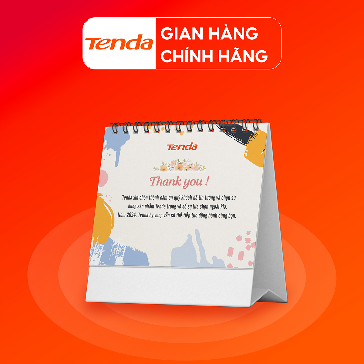 [Gift] Lịch để bàn Tenda 2023