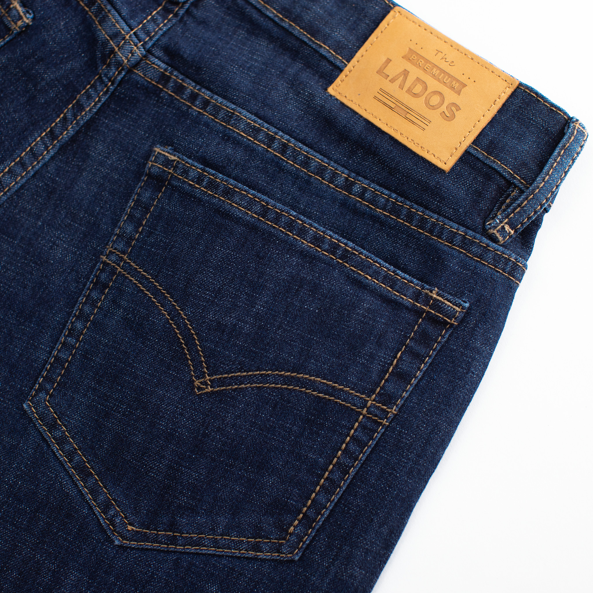 Quần short jeans nam cao cấp LADOS 4090 vải dày đẹp, không bay màu, năng động, dễ phối đồ