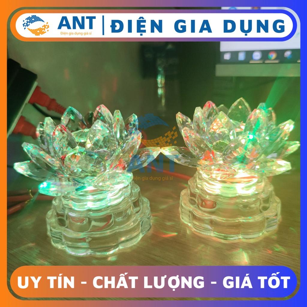 Đèn thờ hoa sen pha lê - 40