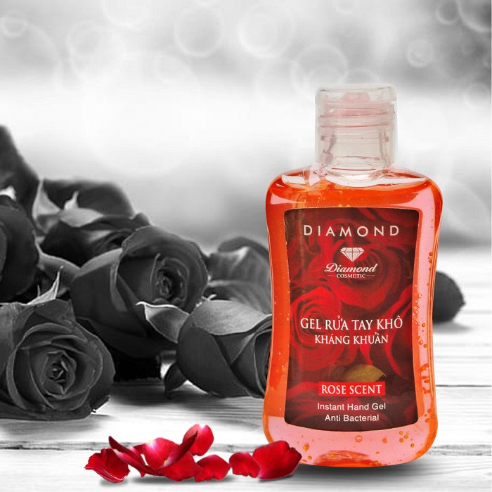 GEL RỬA TAY KHÔ KHÁNG KHUẨN DIAMOND ROSE SCENT