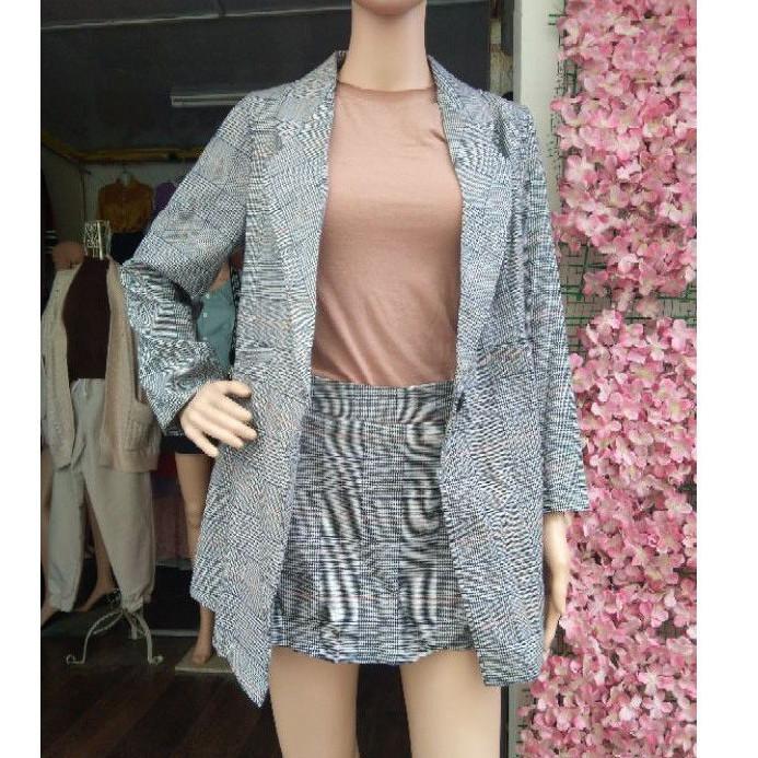 Set vest blazer caro - thiết kế đơn giản mà tinh tế & sang trọng